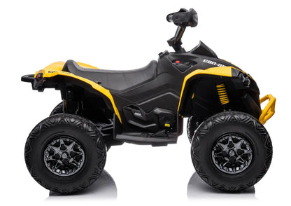 Akumuliatorinis keturratis LEAN CARS DK-CA002 4x4 12V Geltonas
