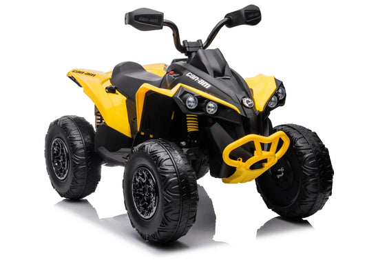 Akumuliatorinis keturratis LEAN CARS DK-CA002 4x4 12V Geltonas