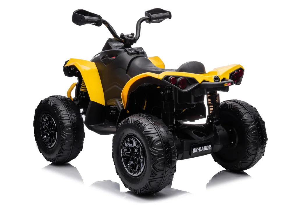 Akumuliatorinis keturratis LEAN CARS DK-CA002 4x4 12V Geltonas
