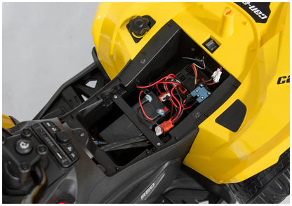 Akumuliatorinis keturratis LEAN CARS DK-CA002 4x4 12V Geltonas