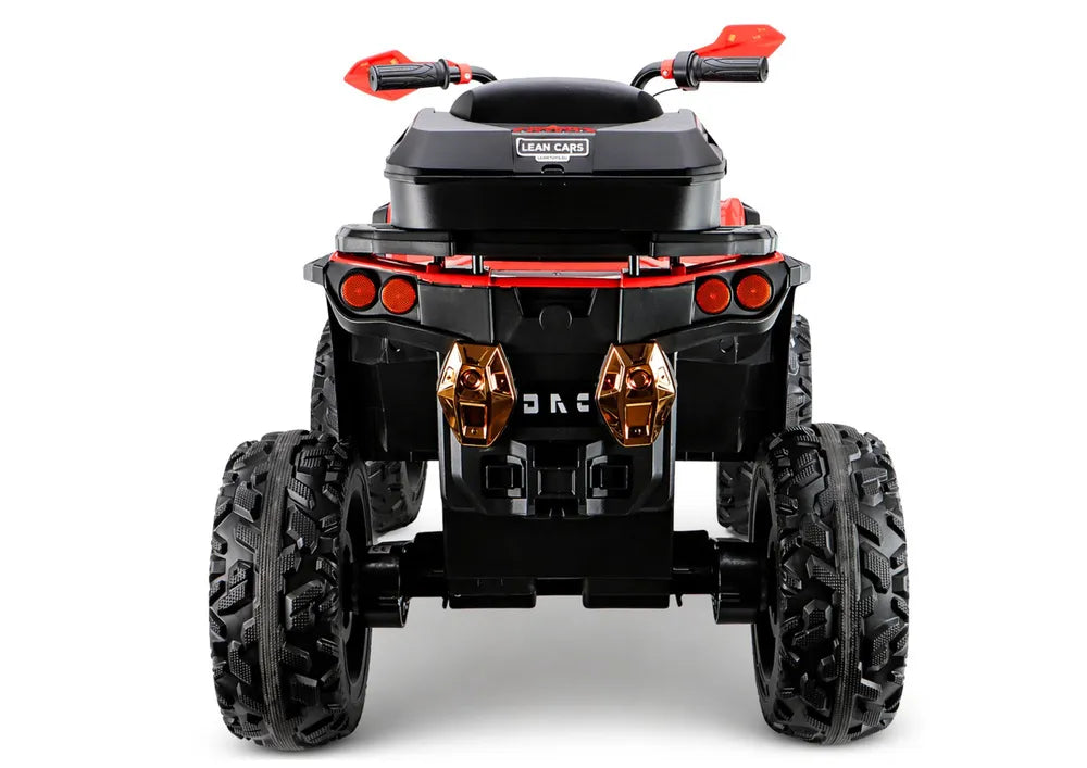 Akumuliatorinis keturratis LEAN CARS Quad XW-08 4x4 45W raudonas