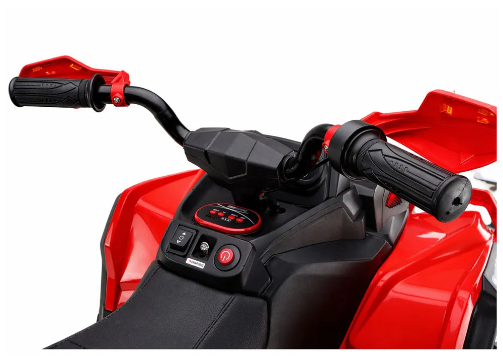 Akumuliatorinis keturratis LEAN CARS Quad XW-08 4x4 45W raudonas