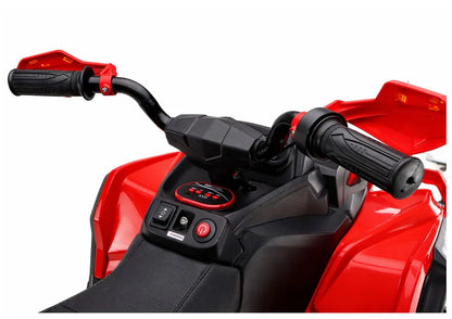 Akumuliatorinis keturratis LEAN CARS Quad XW-08 4x4 45W raudonas
