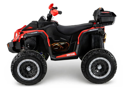 Akumuliatorinis keturratis LEAN CARS Quad XW-08 4x4 45W raudonas