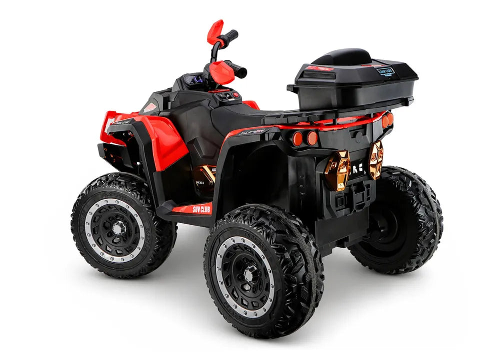 Akumuliatorinis keturratis LEAN CARS Quad XW-08 4x4 45W raudonas