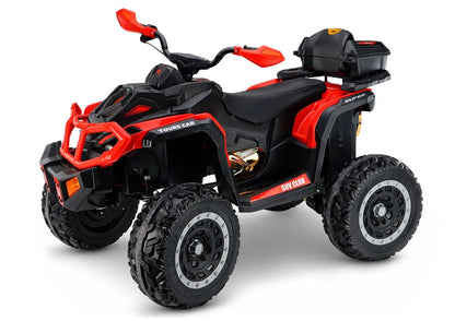 Akumuliatorinis keturratis LEAN CARS Quad XW-08 4x4 45W raudonas