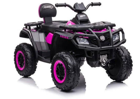Akumuliatorinis keturratis S615 rožinis 24V