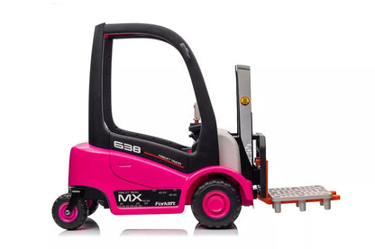Akumuliatorinis krautuvas LEAN CARS XMX638 rožinis