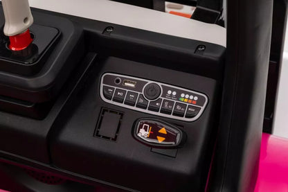 Akumuliatorinis krautuvas LEAN CARS XMX638 rožinis