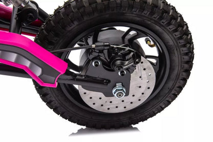 Akumuliatorinis kroso motociklas LEAN CARS A9901, chaki