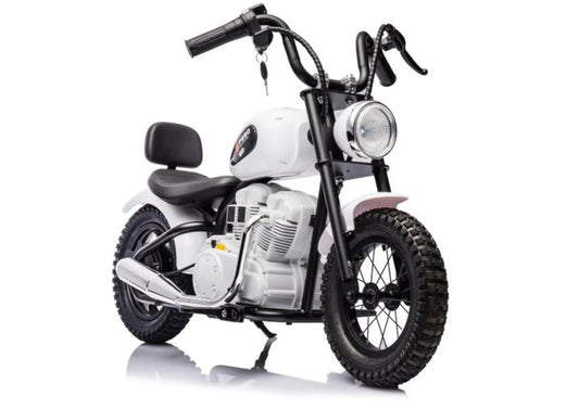 Akumuliatorinis motociklas A9902 36V, Baltas