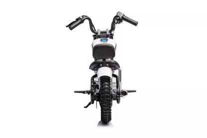 Akumuliatorinis motociklas A9902 36V baltos spalvos