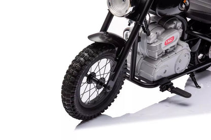 Akumuliatorinis motociklas A9902 36V, juodas
