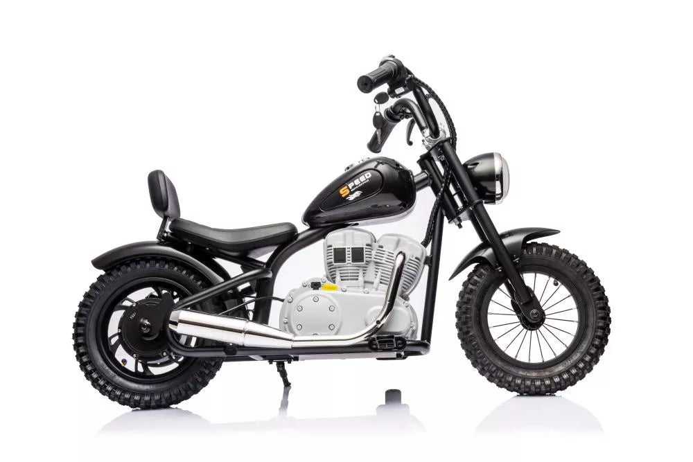 Akumuliatorinis motociklas A9902 36V, juodas