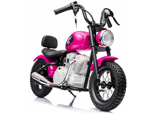 Akumuliatorinis motociklas A9902 36V rožinis