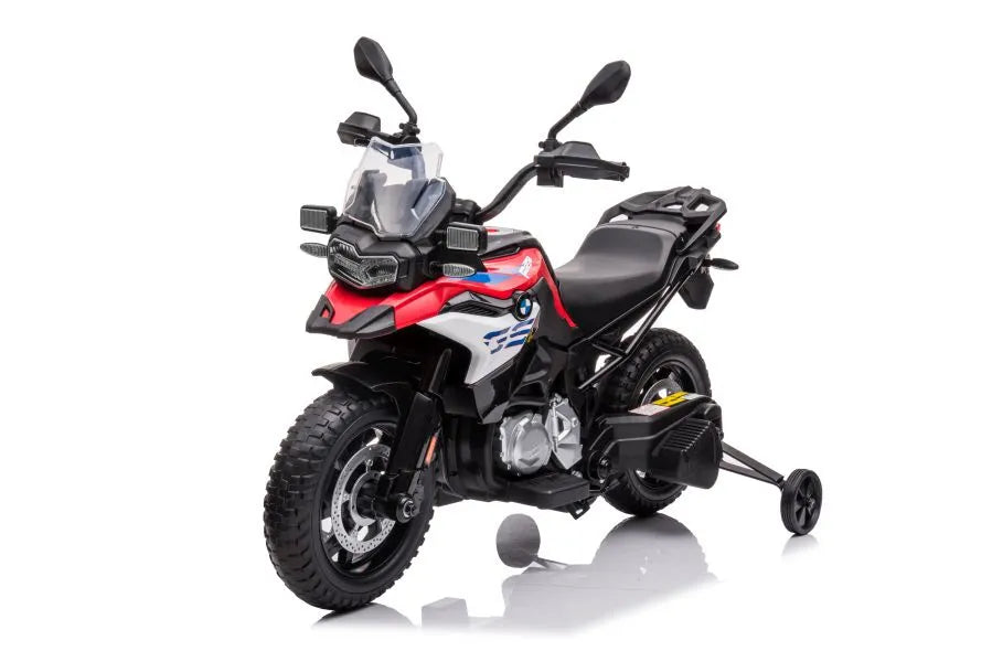 Akumuliatorinis motociklas BMW F850 raudonas