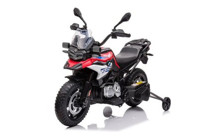 Akumuliatorinis motociklas BMW F850 raudonas