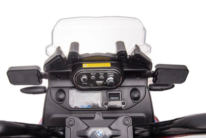 Akumuliatorinis motociklas BMW F850 raudonas