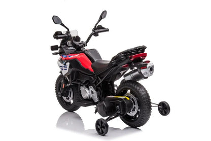 Akumuliatorinis motociklas BMW F850 raudonas