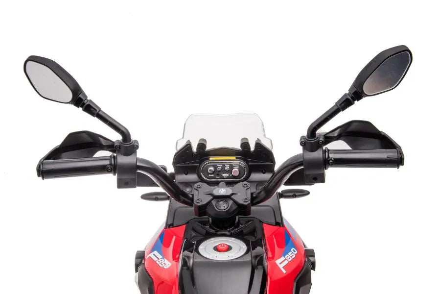 Akumuliatorinis motociklas BMW F850 raudonas