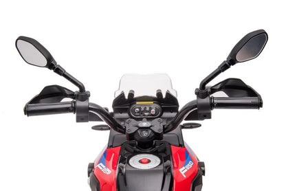 Akumuliatorinis motociklas BMW F850 raudonas