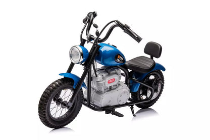 Akumuliatorinis motociklas LEAN CARS A9902 36V, mėlynas