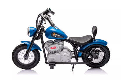 Akumuliatorinis motociklas LEAN CARS A9902 36V, mėlynas