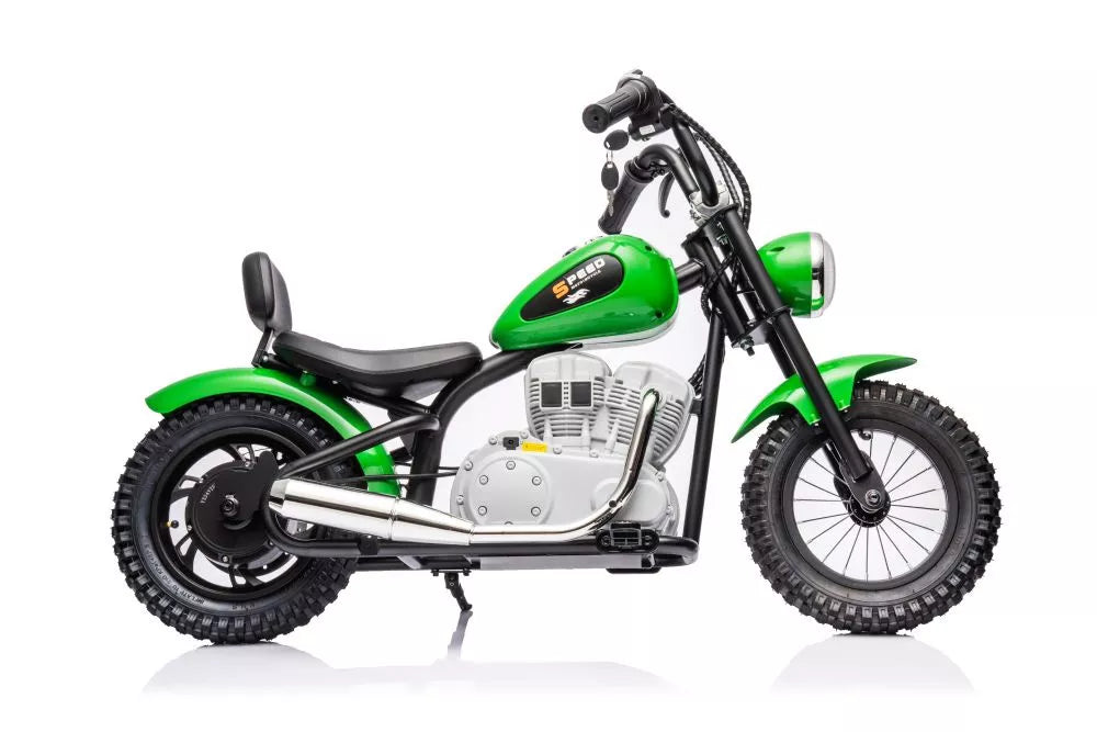 Akumuliatorinis motociklas LEAN CARS A9902 Baltas
