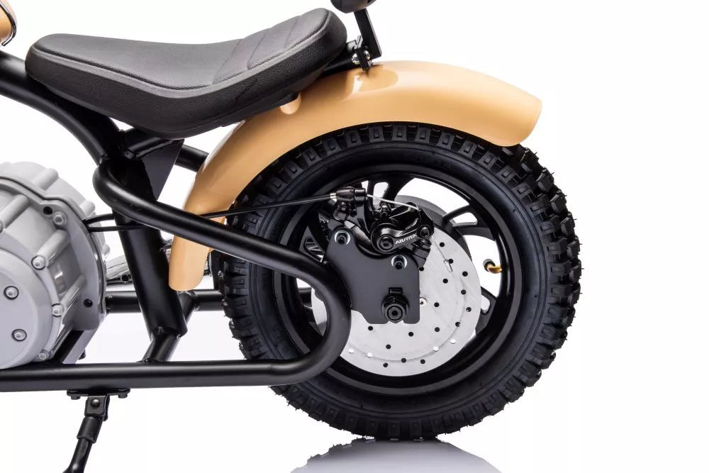 Akumuliatorinis motociklas LEAN CARS A9902 Baltas