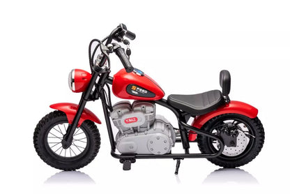 Akumuliatorinis motociklas LEAN CARS A9902, baltas
