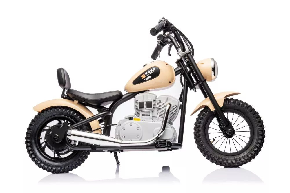 Akumuliatorinis motociklas LEAN CARS A9902 Baltas