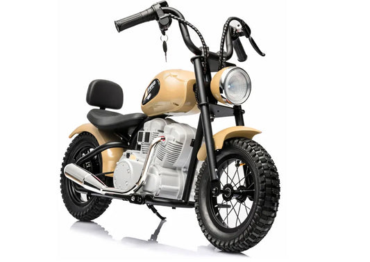 Akumuliatorinis motociklas LEAN CARS A9902 Baltas