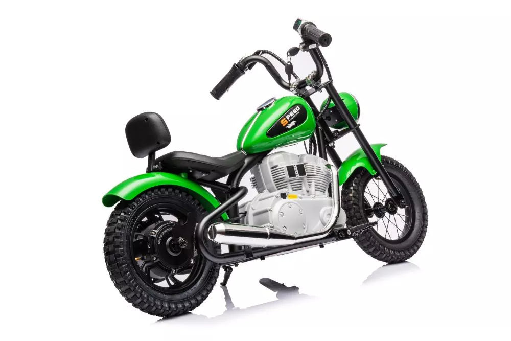 Akumuliatorinis motociklas LEAN CARS A9902 Baltas