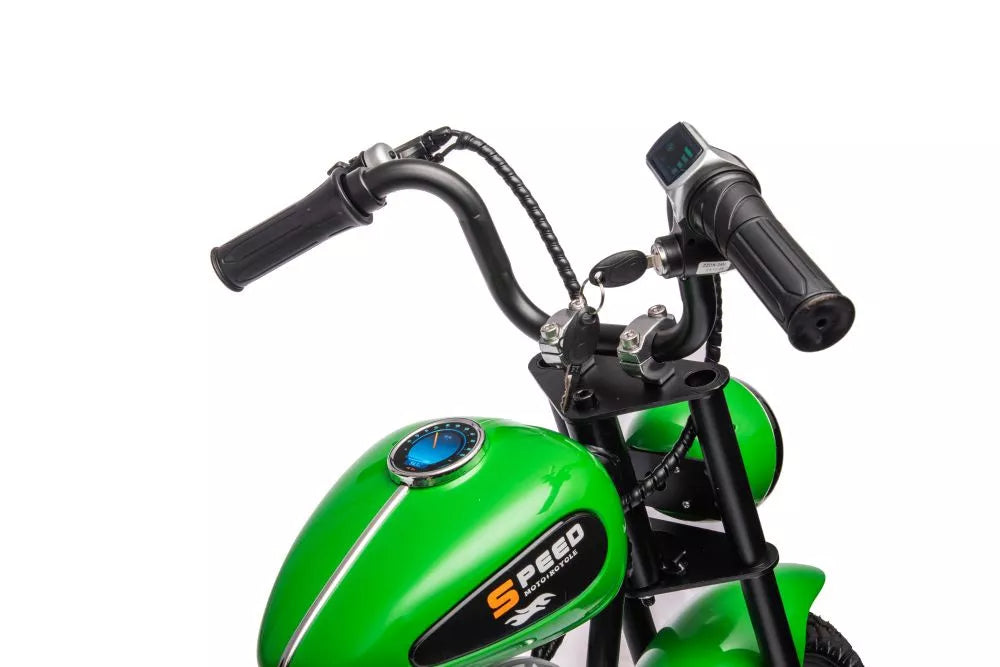 Akumuliatorinis motociklas LEAN CARS A9902 Baltas