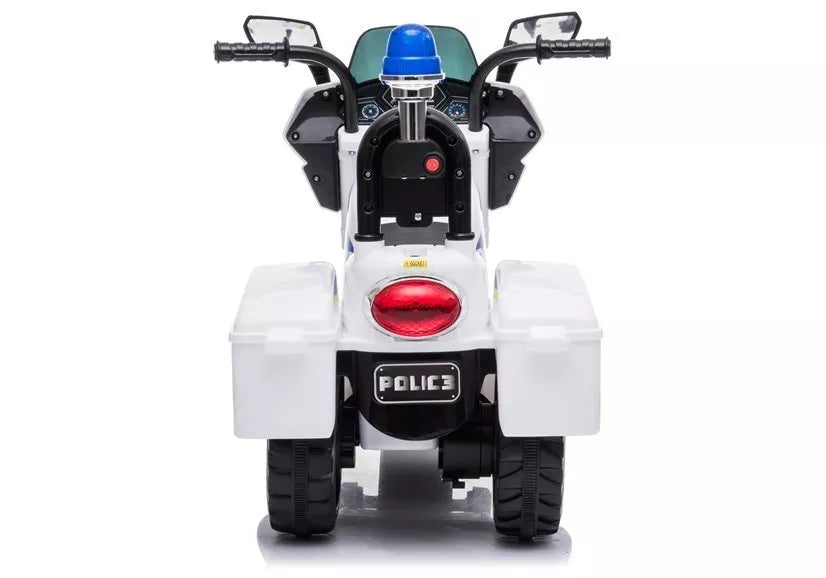 Akumuliatorinis motociklas Policija TR1912 Baltas