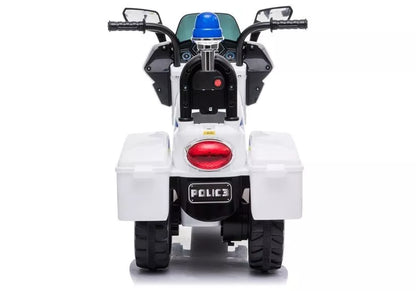 Akumuliatorinis motociklas Policija TR1912 Baltas