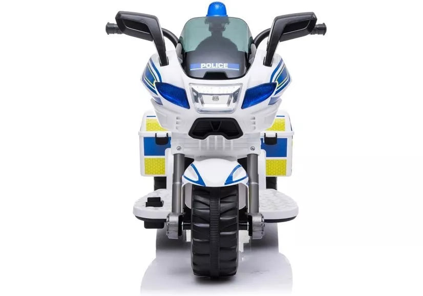 Akumuliatorinis motociklas Policija TR1912 Baltas