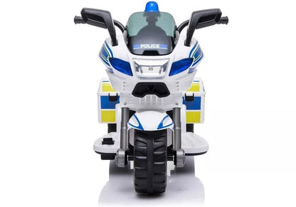 Akumuliatorinis motociklas Policija TR1912 Baltas