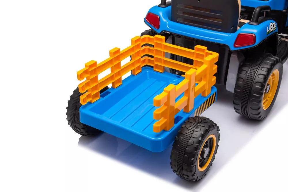 Akumuliatorinis traktorius LEAN CARS BBH-030 mėlynas