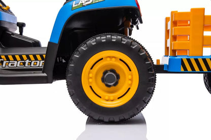 Akumuliatorinis traktorius LEAN CARS BBH-030 mėlynas