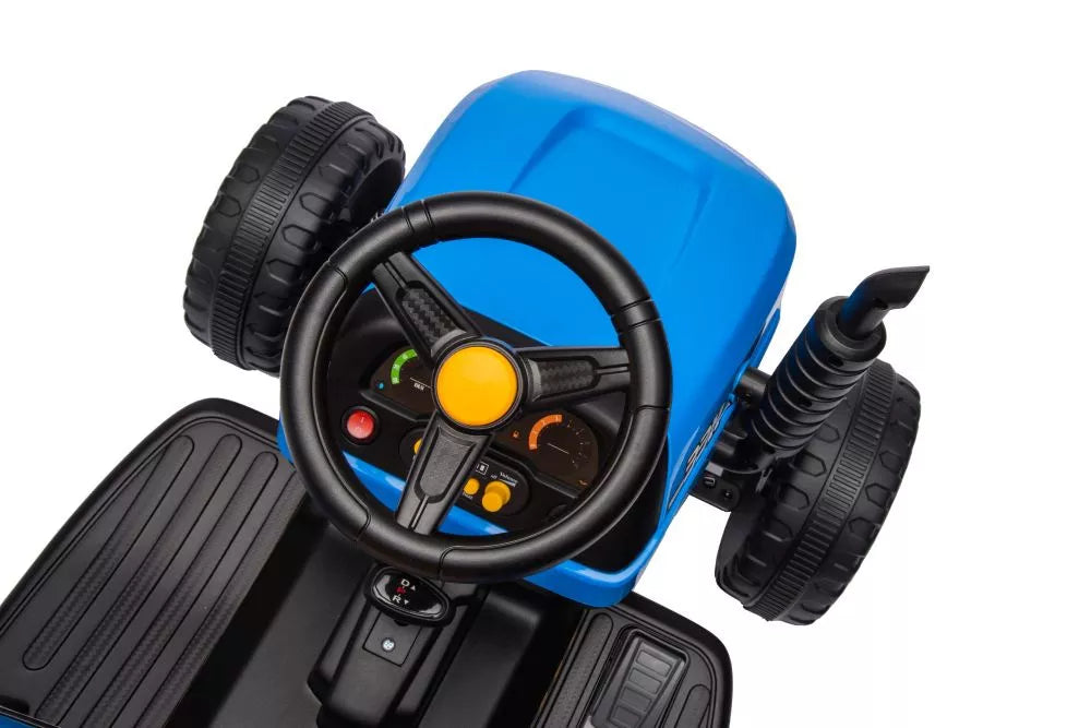 Akumuliatorinis traktorius LEAN CARS BBH-030 mėlynas