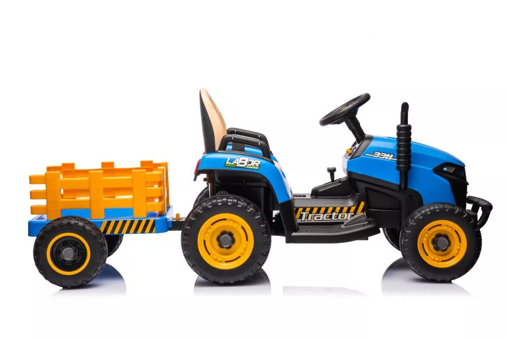 Akumuliatorinis traktorius LEAN CARS BBH-030 mėlynas