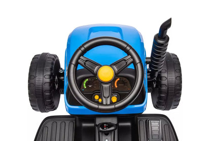 Akumuliatorinis traktorius LEAN CARS BBH-030 mėlynas