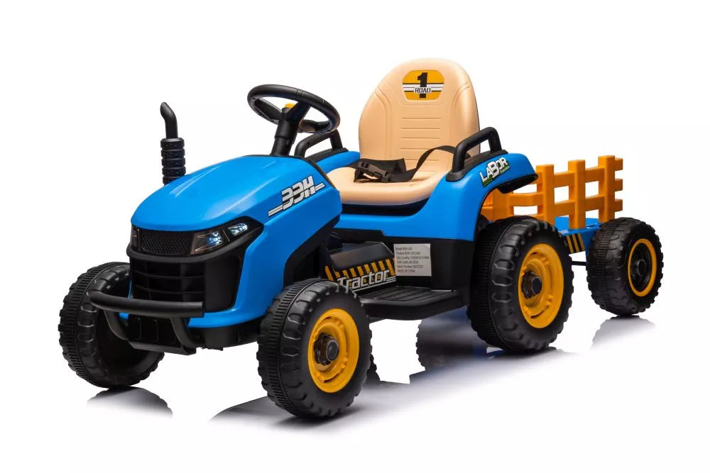 Akumuliatorinis traktorius LEAN CARS BBH-030 mėlynas