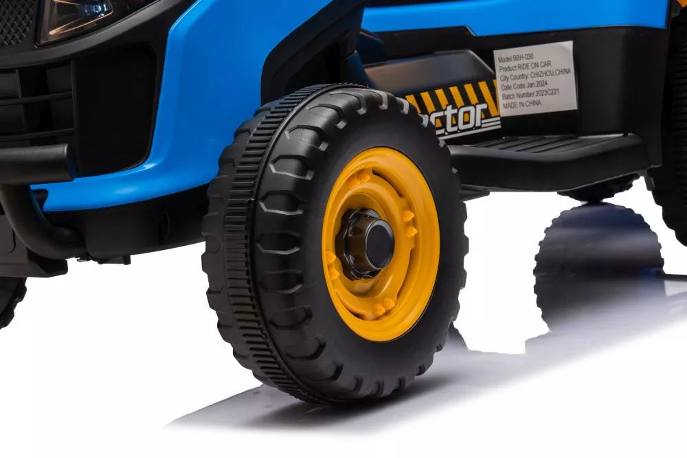 Akumuliatorinis traktorius LEAN CARS BBH-030 mėlynas