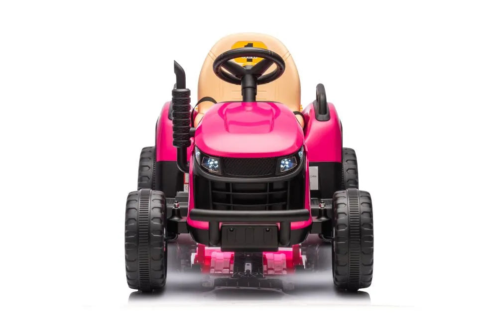 Akumuliatorinis traktorius LEAN CARS BBH-030, rožinis