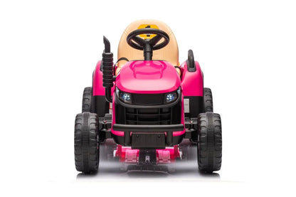 Akumuliatorinis traktorius LEAN CARS BBH-030, rožinis
