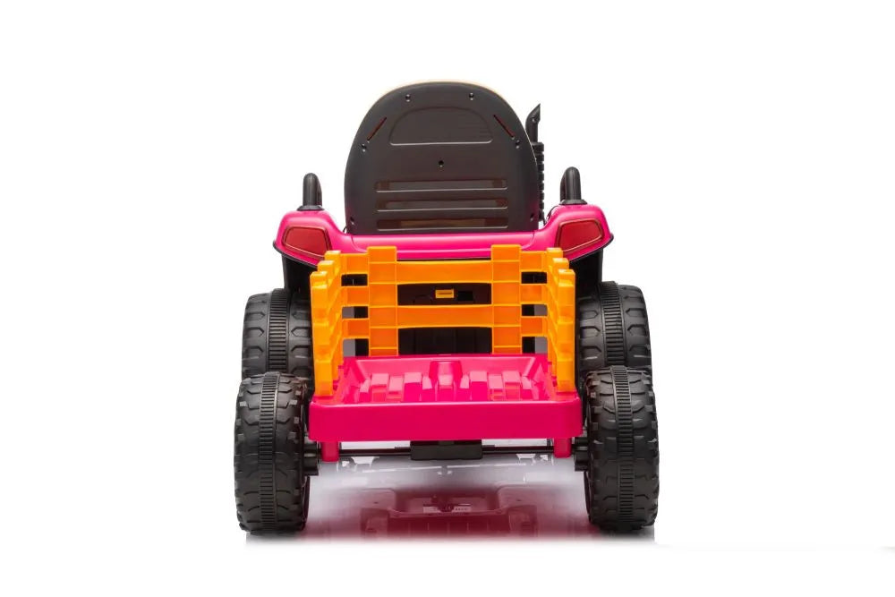 Akumuliatorinis traktorius LEAN CARS BBH-030, rožinis