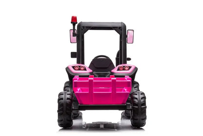 Akumuliatorinis traktorius LEAN CARS BLT-206, rožinis