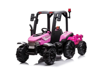 Akumuliatorinis traktorius LEAN CARS BLT-206, rožinis